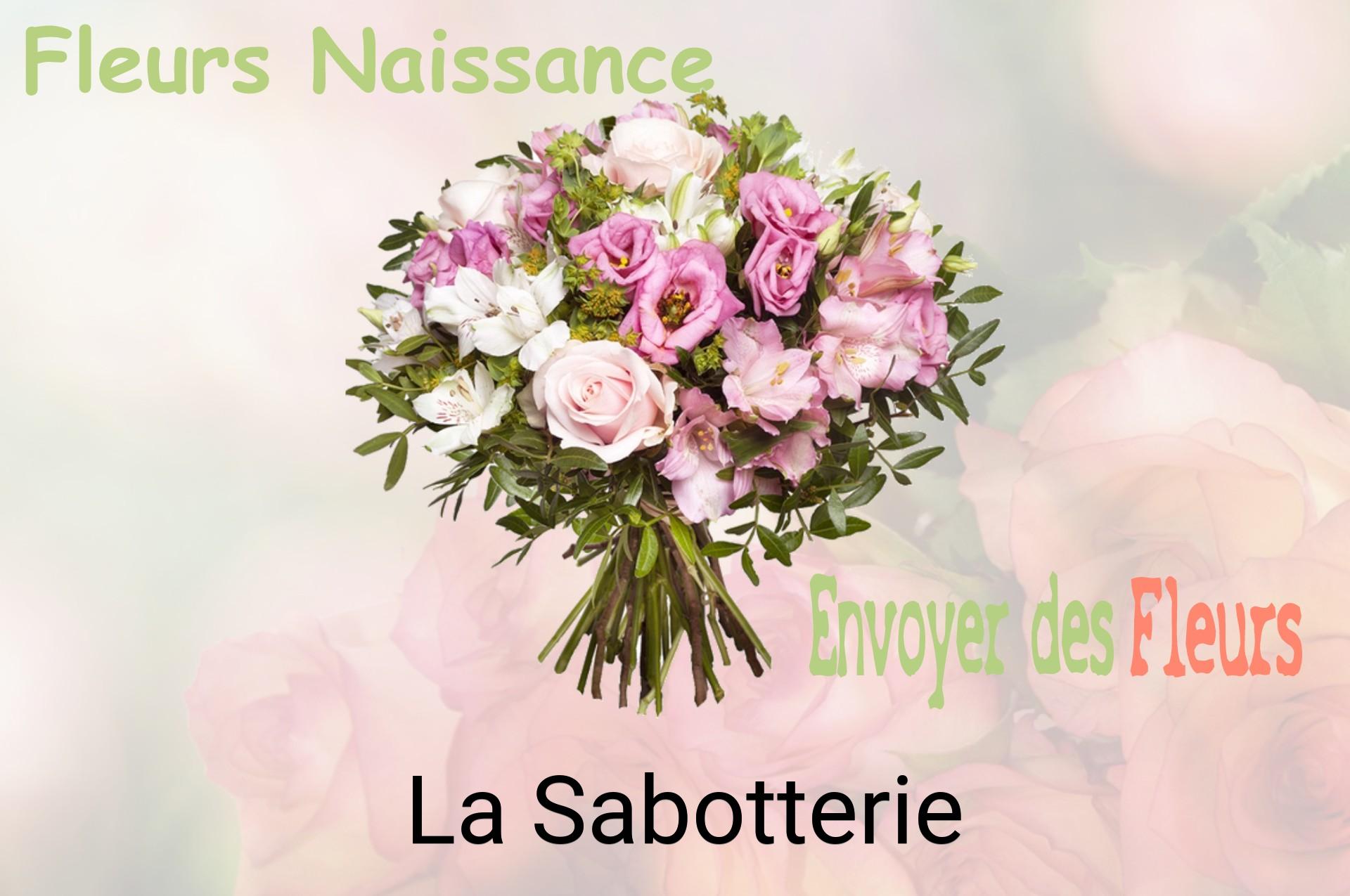 Bouquet de fleurs de naissance livré à La Sabotterie